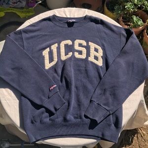 UCSB JANSPORT NAVY BLUE CREW NECK✨